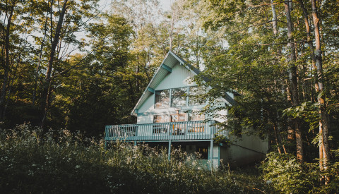 Ferienhaus im Wald