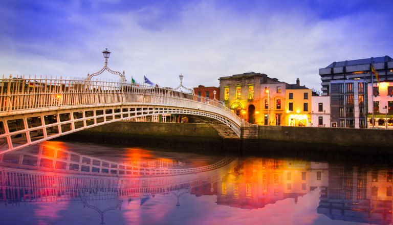 Irland Brücke Dublin