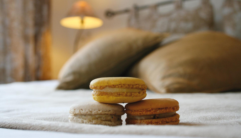 Macaron Hotelbett