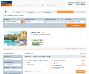 Screenshot Teneriffa Deal Puerto Palace