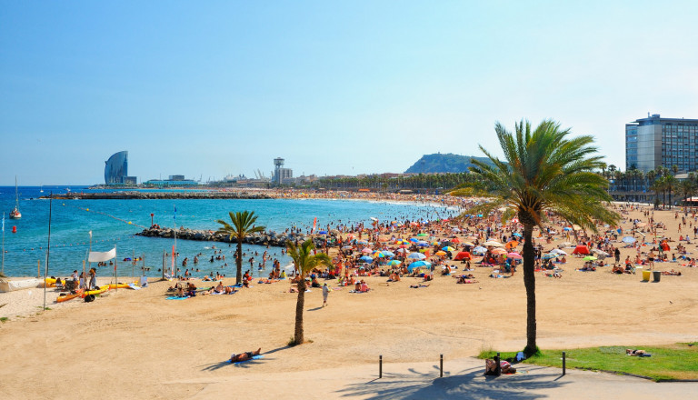 Spanien Barcelona Strand