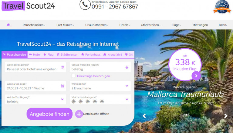 TravelScout24 Redesign